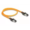Netzwerkkabel DeLOCK RJ45 Self Tracing Cat.6A 1m Orange