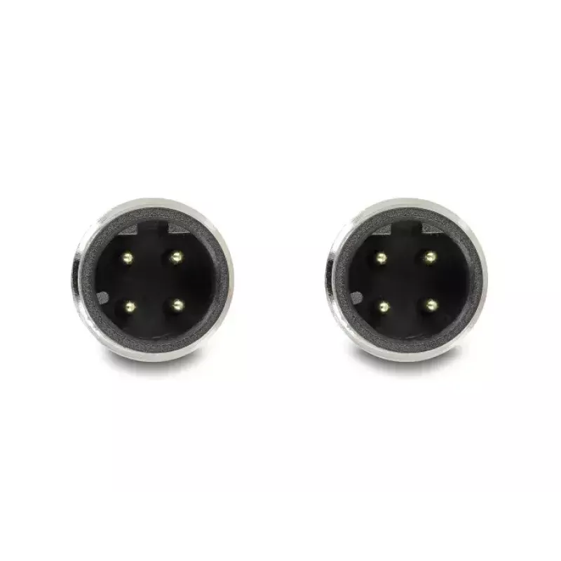 Netzwerkkabel DeLOCK M12 Kabel D-kodiert 4-polig Stecker auf Stecker Cat5e 2 m Schwarz