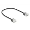 Netzwerkkabel DeLOCK RJ45 Cat.6 UTP 0,3 m Schwarz