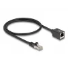 Netzwerkkabel DeLOCK 88052 RJ-45 Cat6a 0,5 m Schwarz