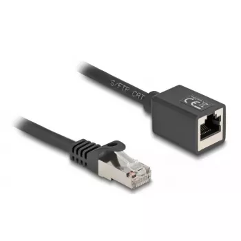 Netzwerkkabel DeLOCK 88052 RJ-45 Cat6a 0,5 m Schwarz