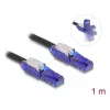 Netzwerkkabel DeLOCK 80926 RJ-45 Cat6 1 m Schwarz Violett