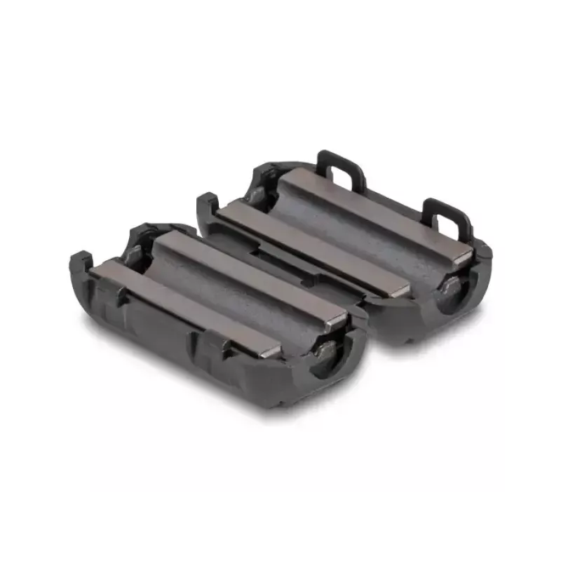 Ferritkernklemme DELOCK 80944, schwarz, 25×13×11,5 mm, Nickel/Kunststoff/Zink, 2 Stück