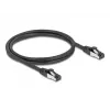 Netzwerkkabel DeLOCK 80571 RJ-45 Cat8.1 1 m Schwarz