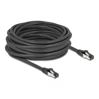 Netzwerkkabel DeLOCK 80575 RJ-45 Cat8.1 10 m Schwarz