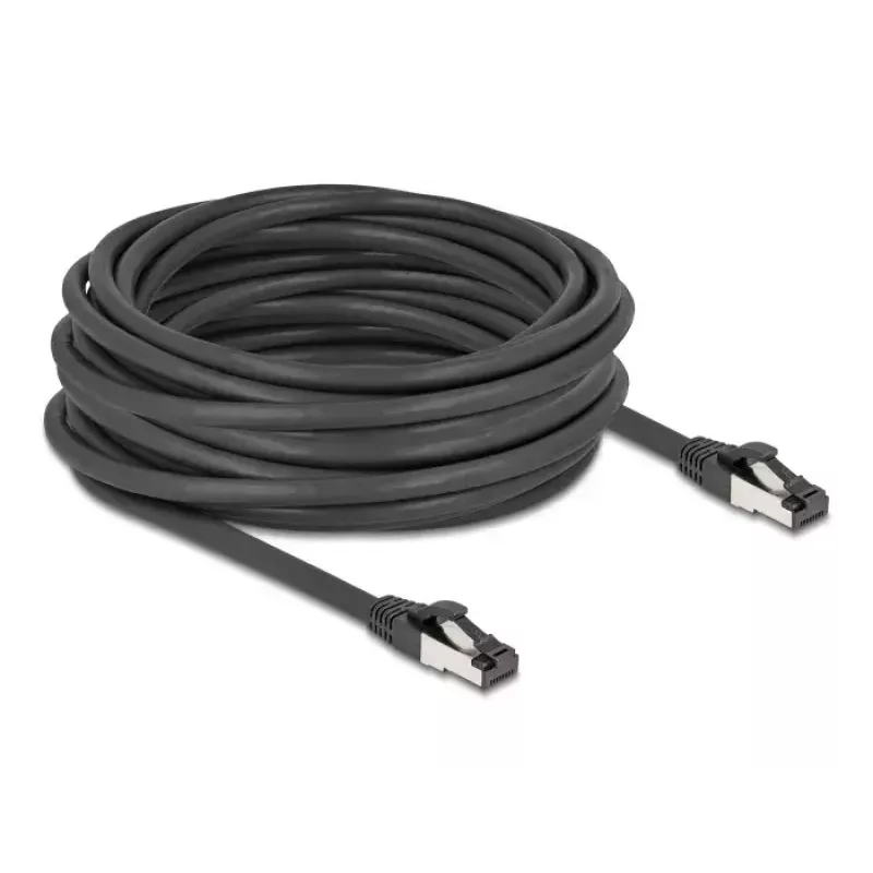 Netzwerkkabel DeLOCK 80575 RJ-45 Cat8.1 10 m Schwarz