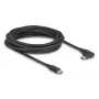 USB-Kabel DeLOCK 81196 5m USB-C Schwarz 10 Gbit/s
