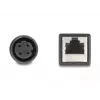 DeLOCK M12 Adapterkabel D-kodiert 4-polig Buchse auf RJ45 Buchse 50 cm