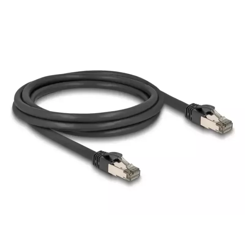 Netzwerkkabel DELOCK Cat6a U/FTP (STP) 2 m — RJ-45 auf RJ-45