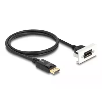 DeLOCK Easy 45 DisplayPort 8K 30 Hz Modul mit Pigtail 22,5 x 45 mm