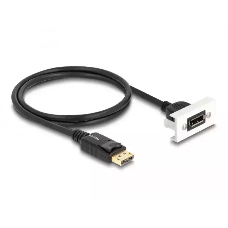 DeLOCK Easy 45 DisplayPort 8K 30 Hz Modul mit Pigtail 22,5 x 45 mm