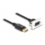 DeLOCK Easy 45 DisplayPort 8K 30 Hz Modul mit Pigtail 22,5 x 45 mm
