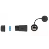DeLOCK Netzwerkkabel 86701 RJ45 auf RJ45 Cat.6A Schwarz