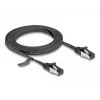 Netzwerkkabel DeLOCK RJ45 Flach-Patchkabel Stecker auf Stecker Cat.8.1 2 m schwarz