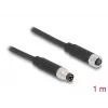 DeLOCK M8 4-poliges Kabel A-kodiert Stecker auf Buchse PUR TPU 1 m