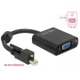Videokabel-Adapter DeLOCK 62641 Mini DisplayPort auf VGA 0,25 m
