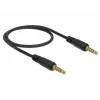 Audiokabel DeLOCK 85695 0,5 m 3,5 mm Schwarz