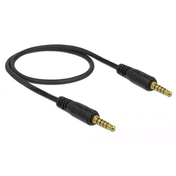 Audiokabel DeLOCK 85695 0,5 m 3,5 mm Schwarz