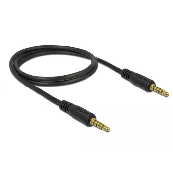 Audiokabel DeLOCK 85696 1m 3,5mm Schwarz