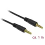 Audiokabel DeLOCK 85696 1m 3,5mm Schwarz