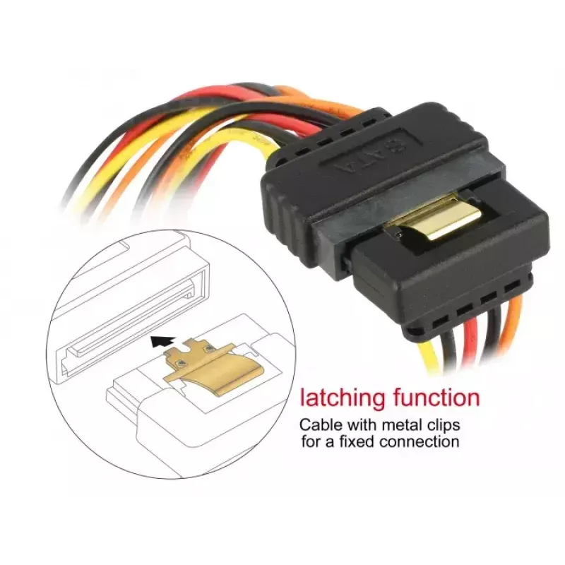 SATA-Kabel DeLOCK 60159 0,3 m Mehrfarbig