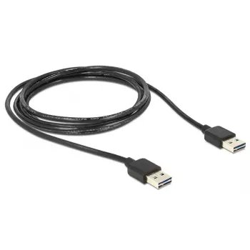 USB-Kabel DeLOCK 5m USB 2.0 A USB A Schwarz