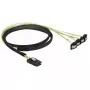 Internes Stromkabel DeLOCK 85687, 1 m, Mini SAS SFF-8087 auf 4 SATA