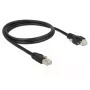 Netzwerkkabel DeLOCK 85667 RJ-45 Cat6 1m Schwarz
