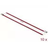 Kabelbinder DeLOCK 18777 Edelstahl Rot 200mm 10 Stück