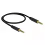 Audiokabel DeLOCK 85790 0,5 m 4,4 mm Schwarz