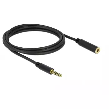Audiokabel DeLOCK 85797 2m 4,4 mm Schwarz