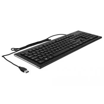 DeLOCK 12672 Tastatur Office USB QWERTZ Deutsch Schwarz