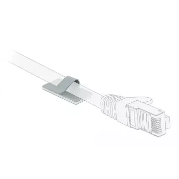 Kabelklemme DeLOCK 60184 Satin-Edelstahl 10 Stk.