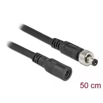 DC-Verlängerungskabel 5,5 x 2,1 mm DeLOCK 86570