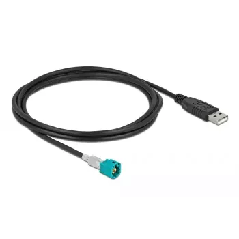 Kabel HSD Z Stecker auf USB 2.0 Typ-A Stecker 2 m DeLOCK 90491