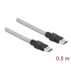 USB 3.2 Gen 1 Kabel Typ-A Stecker auf Typ-A Stecker DeLOCK 86774 0,5 m