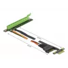 Riser Card DeLOCK PCI Express x1 auf x16 mit flexiblem Kabel 80 cm