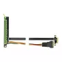 Riser Card DeLOCK PCI Express x1 auf x16 mit flexiblem Kabel 80 cm
