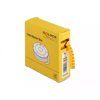 Kabelmarkierer DeLOCK 18356 Gelb 500 Stk.