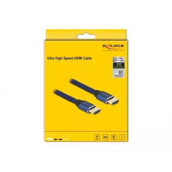 HDMI-Kabel DeLOCK Ultra High Speed 48 Gbps 8K 60 Hz Blau 3 m