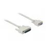 Serielles Kabel DeLOCK 84544 1m D-Sub 25-polig D-Sub 9-polig Beige