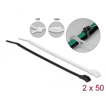 Kabelbinder DeLOCK 150x3,6mm 100 Stück