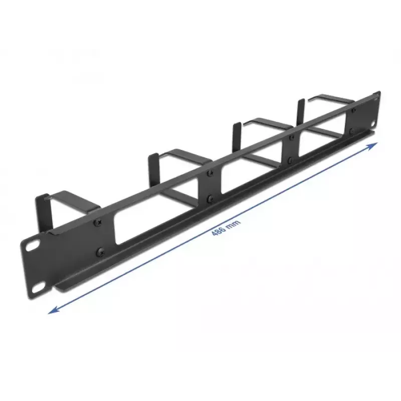 Kabelmanagement-Panel DeLOCK 19 Zoll 66658 schwarz 1HE