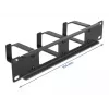 Kabelmanagement-Panel DeLOCK 10 Zoll 66656 schwarz