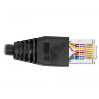 Serielles Verbindungskabel DeLOCK 64161 USB 2.0 Typ-A auf RS-232 RJ45 2m Schwarz