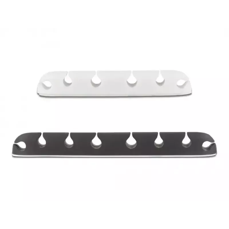Kabelhalter DeLOCK 18402 selbstklebendes Kombi-Set 4 Stück schwarz weiß