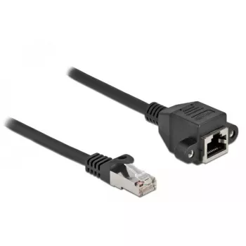 Netzwerk-Verlängerungskabel DeLOCK 87003 Cat.6A 3m Schwarz