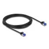 Netzwerkkabel DeLOCK RJ45 Cat.6A 3m Schwarz