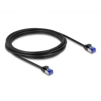 Netzwerkkabel DeLOCK RJ45 Cat.6A 3m Schwarz