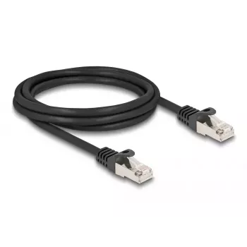 DeLOCK Kabel RJ50 Stecker auf RJ50 Stecker S/FTP 2 m schwarz